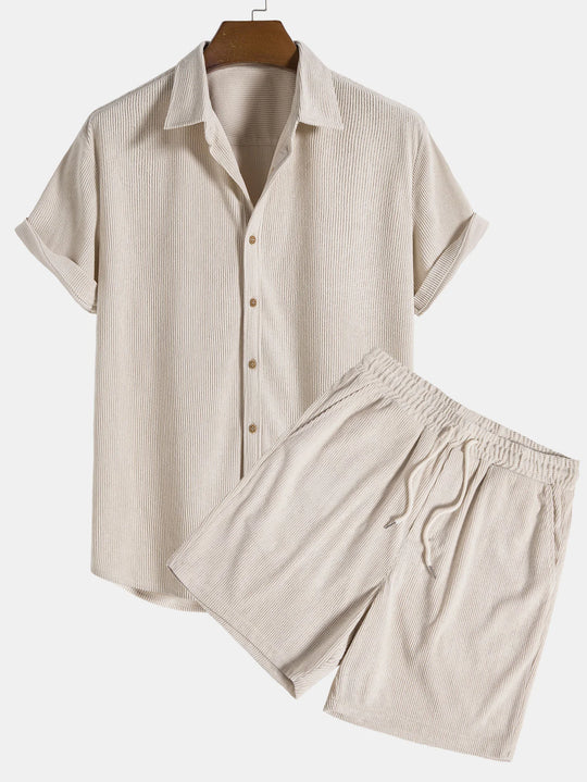 Marcel set Skjorta & shorts - beige