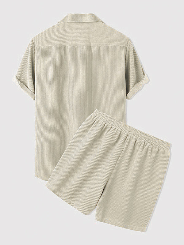 Manzu set Skjorta & shorts - OLIVE